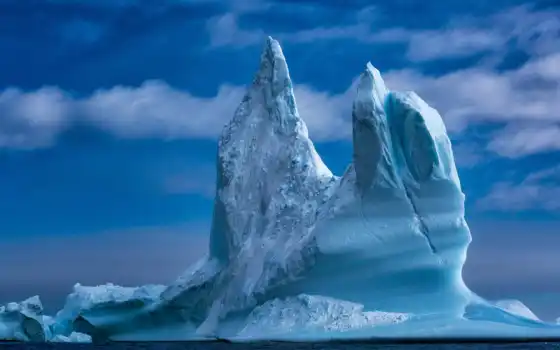 гренландия, море, iceberg, лед, bay, baffin, led, water, природа, seagull, облака