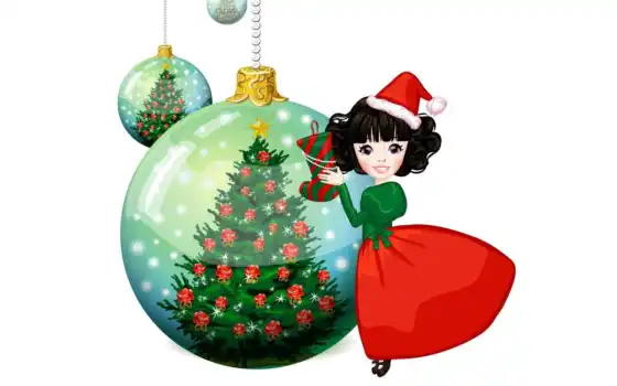 christmas, tree, decorating, resolution, bowl, fae, ъѕеўшыюякћйњъиспыивфятди, девочка, ball, 