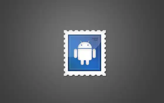 android, stamp, frame, logo