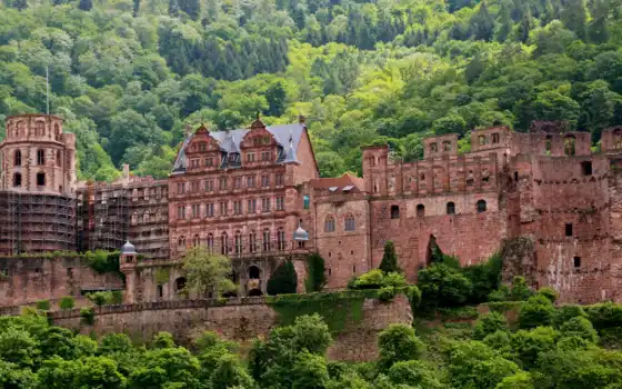 heidelberg, германия, castle