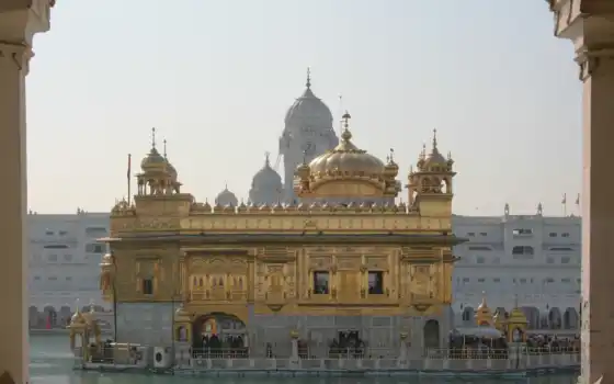 храм, sahib, золотистый, harmandir, амритсар, india, также, file, 