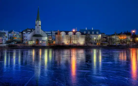 reykjavik, iceland, winter