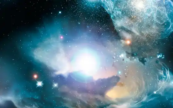 космическая, вселенная, небула, религия, цель, биг, эти галактики