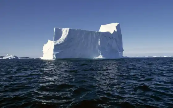 айсберг, пейзаж, глубокая глотка, пик, турка