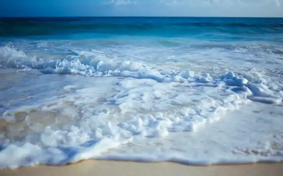 песок, волна, побережье