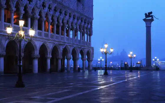 венеция, italy, san, площадь, marco, venice, марко, piazza, 