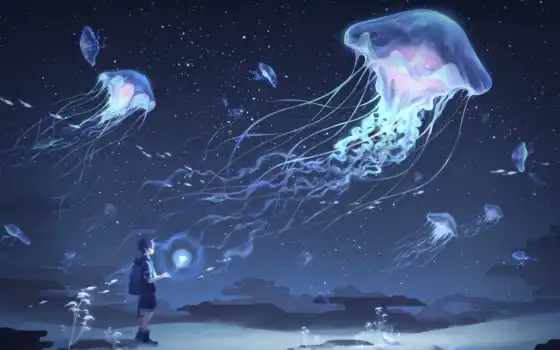 медузы, искусство, деканка