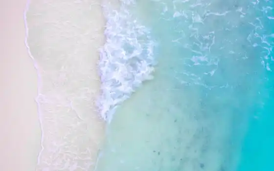 смотри, песок, океан, волна,