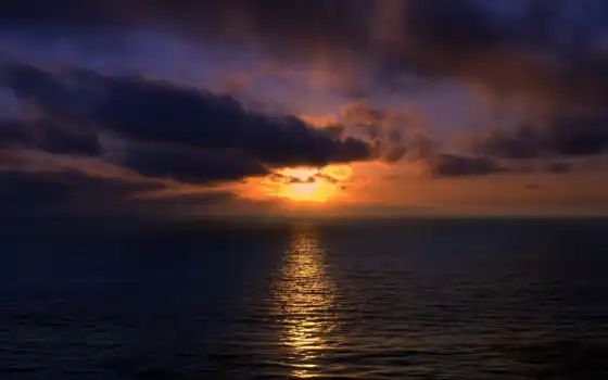 закат, обои, hd, природа, океан, небо, обои, восход, солнце, изображение,