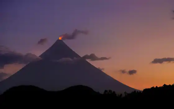 майон, вулкан, гору