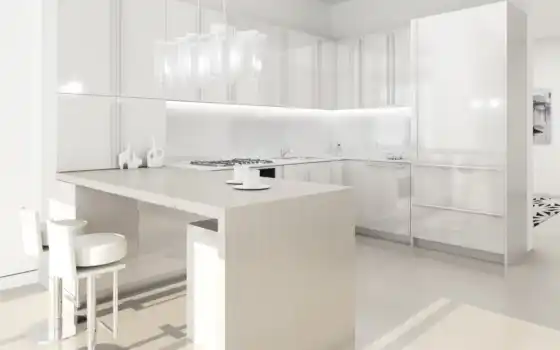 kitchen, white, design, интерьер, комната, кухни, home, ideas, modern, remodeling, countertops, квартира, 