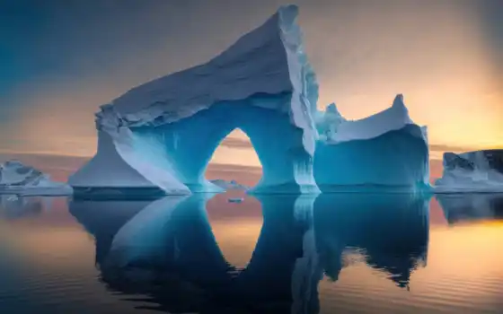 айсберг, загадка, ретро, антарктида, прохладный, página, океан, álbum, ледник, фон