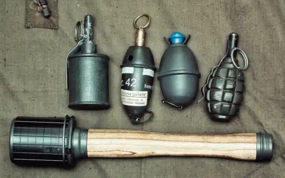 grenade, stielhandgranate, german, mallet