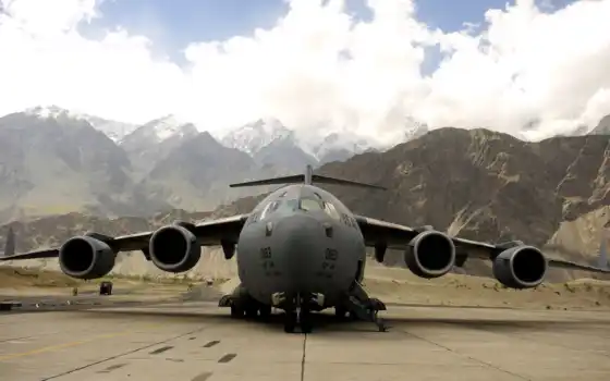 military, plane, sky, aircraft, mountain, aviation, clouds, airfield, pakistan, photo, militär, pilot, lake, valley, 