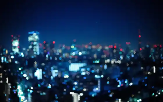город, города, фоны, картинка, ночь, рисунок, огни, japanese, tokio, темно, синем, 