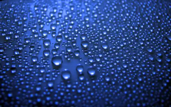 blue, water, drops, телефон, дождь, pinterest, макро, 