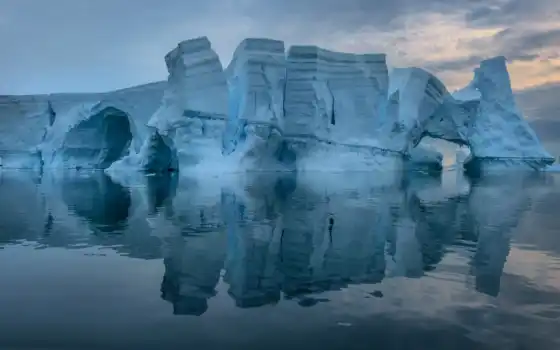 айсберг, id, лед, море, север, ладу, сердце, панталла, ледник