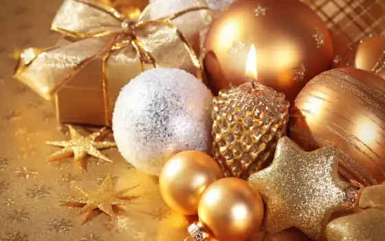 год, украшения, рождество, новый, свеча, праздник, подарки, шарики, фотографии, елочные, звёздочки, картинка, популярные, 
