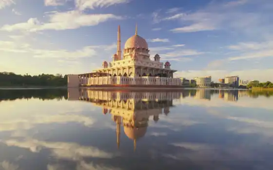 masjid, mosque, putra, ди, building, islamic, tax, река, barat
