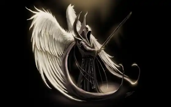 фантазия, ангел, искусство, павшие, оружие, крылья, ангелы, крылатые, пользователи,