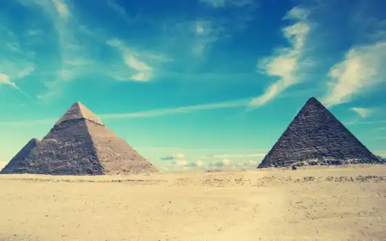 настольные, разрешение, темы, большие, египет, пирамиды, гиза, конечные,