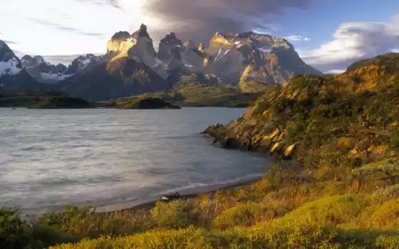 del, national, park, paine, torre, lake, chile, pehii, patagonia, day