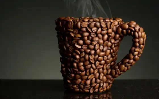 coffee, cup, кружка, зерна, картинку, кофейная, abstract, кофейные, 