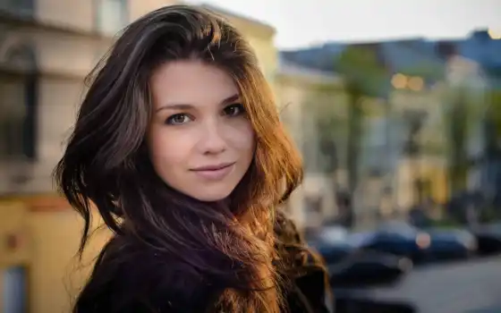 , там, женщина, стоя, улица, клеточка, телефон