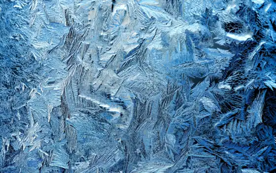 стекло, иней, зима, узор, лед, скульптура, снег