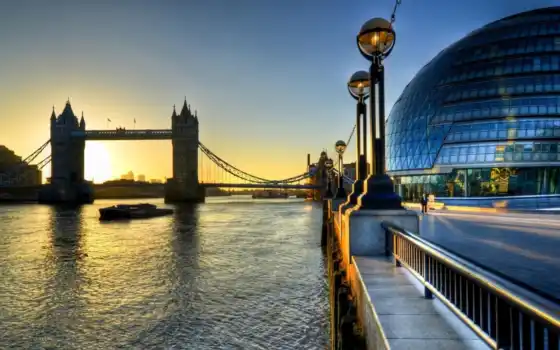 мост, башня, london