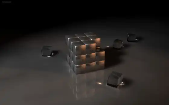 стекло, кубики, кубики, вürfel, квадрат,