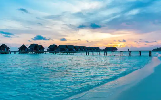 maldive, какао, остров, maldives, курорт