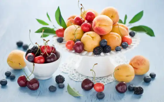 натурморт, плод, акрокос, ягода, онлайн, пазл, задница, вишня, летняя