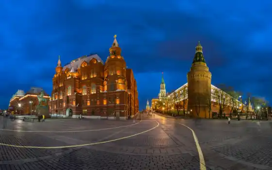 ,, небо, облако, здание, синий, мир, архитектура, сумерки, фасад, город, городской пейзаж, the moscow kremlin, красная площадь,
