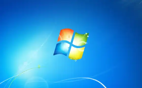 окна, логотип, компьютер, экран, прикосновение,