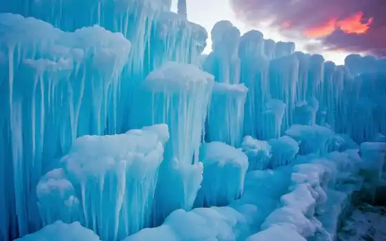 арктика, зима, лед