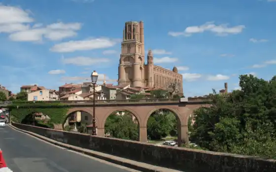 cathedral, albi, cathedrals, 