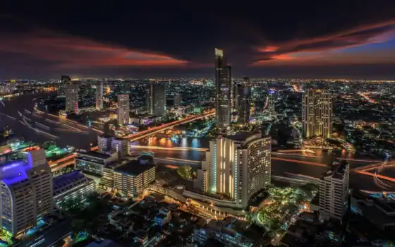 таиланд, bangkok, ночь