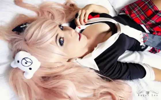 , enoshima, cosplay, купальники, парик, adem, aime, amazon