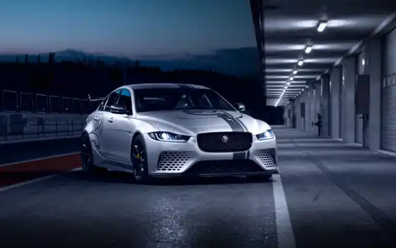 jaguar, проект, ночь, автомобиль, гонка, купе