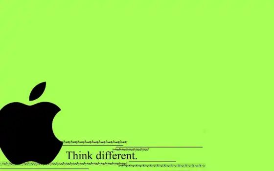 яблоко, логотип,зел