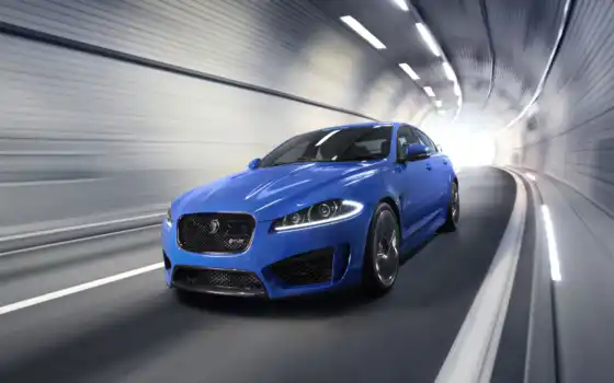 jaguar, xfr, авто, седан, синяя, синяя,
