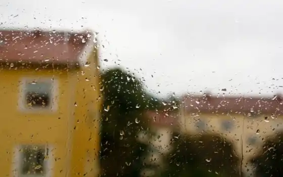 дождь, окно, wallbox