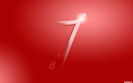 окна, семь, красный, логотип