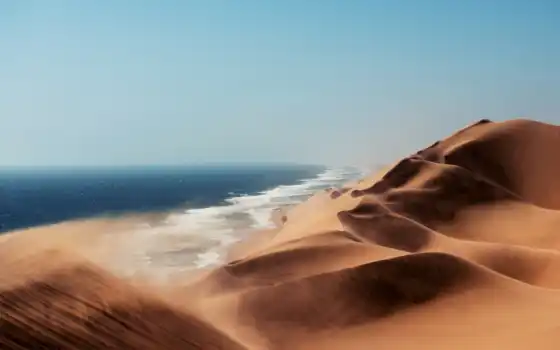 океан, ретро, песок, атлантический, пустыня, высокие, горные