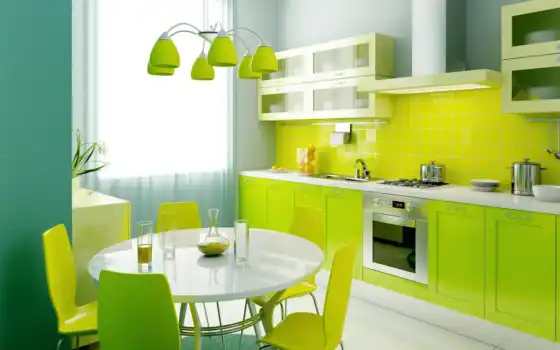 стиль, зелёный, под, para, интерьер, дизайн, кухня, мебель, кухни, colors, лампа, ваза, кухне, cocina, кухню, 