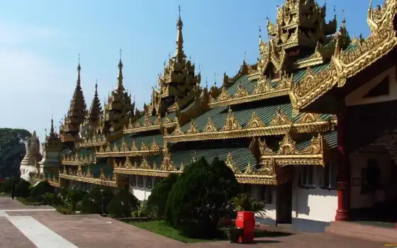пагода, myanmar, 