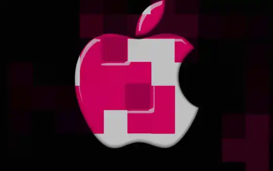 cubes, apple, desktop, mac, pink, blue, how, 