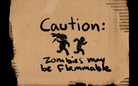 зомби, предостережение, может, легковоспламеняющийся, кариес, предыдущий,