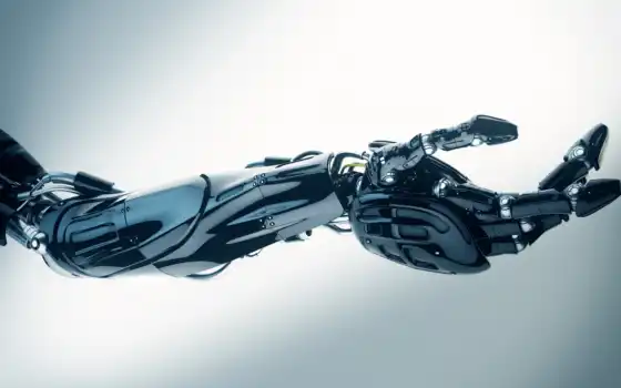 робот, рука, кисточка, человек, израэли, протезировани, фон, разрешение, миро, способный